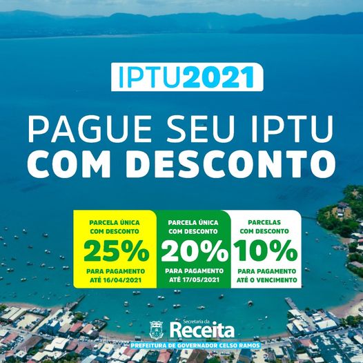 PAGUE SEU IPTU 2021 COM DESCONTO
