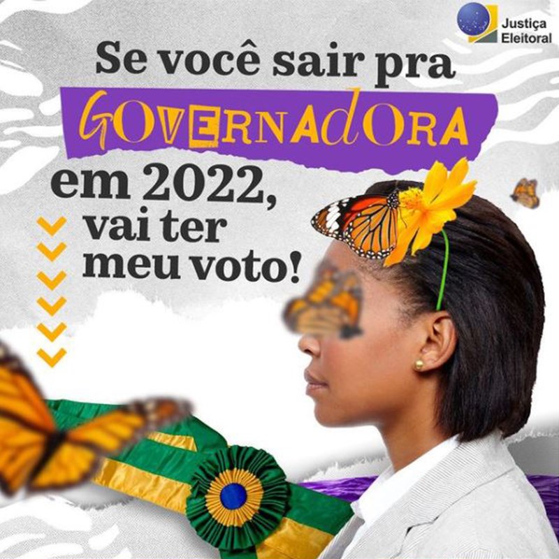 TRE/ SC FAZ CAMPANHA PARA MULHER PARTICIPAR DA POLITICA