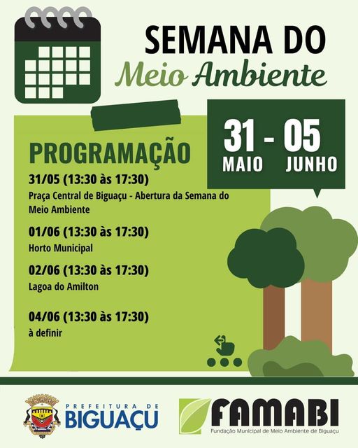 SEMANA DO MEIO AMBIENTE EM BIGUAÇU