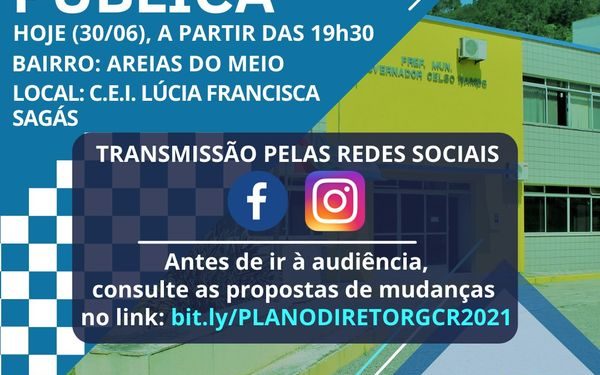 Audiência Pública de Areias do Meio 