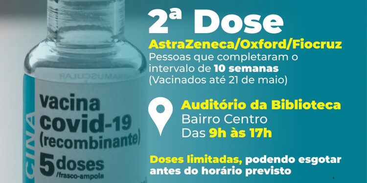  Biguaçu segunda dose AstraZeneca-Oxford/Fiocruz