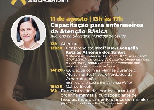 Agosto é o mês do Aleitamento Materno 