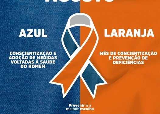 Agosto Azul e Laranja em Governador Celso Ramos