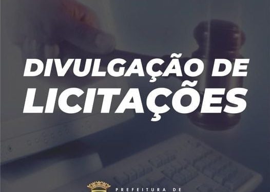 Prefeitura de Biguaçu divulga “Processos de Licitações”