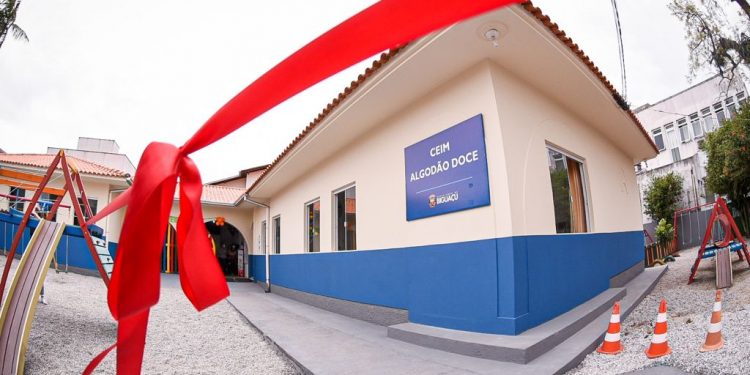 Prefeitura de Biguaçu inaugura reforma do C.E.I.M Algodão Doce