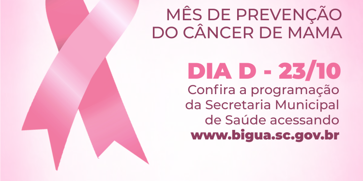 Outubro Rosa terá mutirão de exames preventivos em Biguaçu