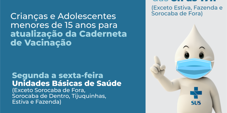Campanha Nacional de Multivacinação para crianças e adolescentes menores de 15 anos
