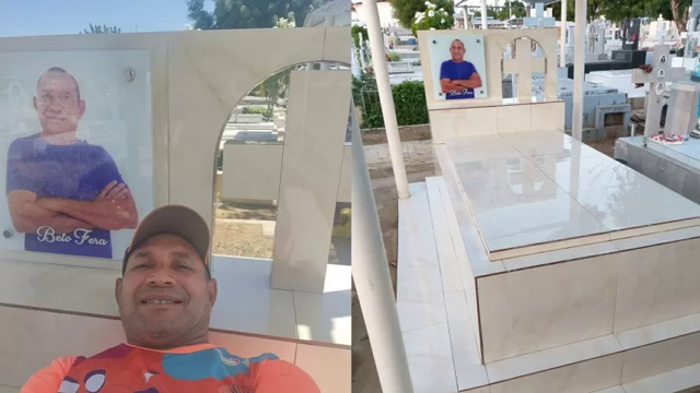 Homem cumpre sonho e constrói o próprio túmulo: ‘Se pudesse, morava dentro’