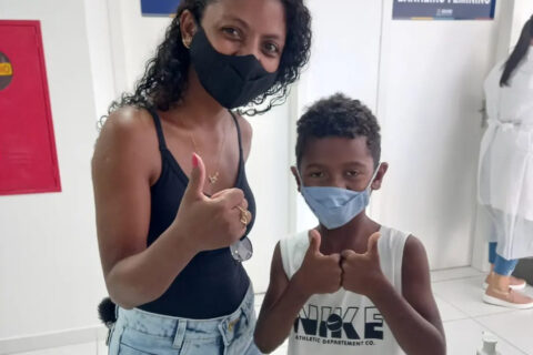 Município vacina mais de duas mil crianças contra a Covid-19