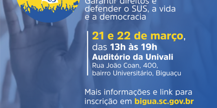 Biguaçu recebe a 7ª Conferência Municipal de Saúde