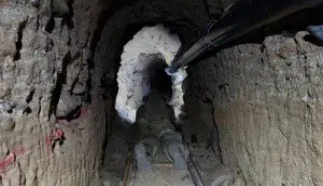 Túnel entre México e EUA é descoberto por autoridades