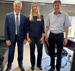 Equipe de Projetos Especiais de Biguaçu reforça parceria com deputado Fabiano da Luz na Alesc