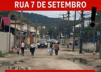 Moradores e comerciantes organizam manifestação contra atraso em obras na Rua 7 de Setembro