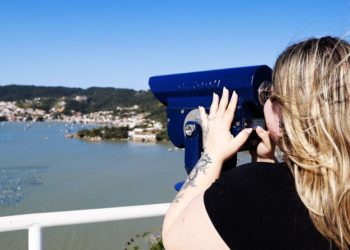 Luneta de observação é instalada no Mirante de Calheiros