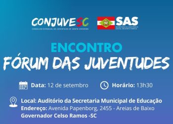 Jovens de 15 a 29 anos! Estão abertas as inscrições para o Fórum das Juventudes 2025, espaço de construção de políticas públicas para a juventude