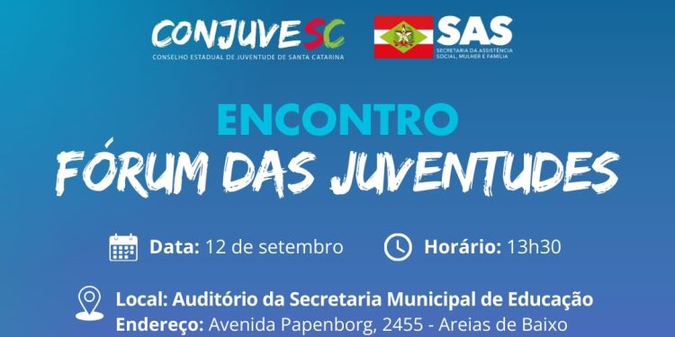 Jovens de 15 a 29 anos! Estão abertas as inscrições para o Fórum das Juventudes 2025, espaço de construção de políticas públicas para a juventude