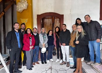 Obras emergenciais da Igreja de Nossa Senhora da Piedade estão em fase final e equipe realiza visita técnica